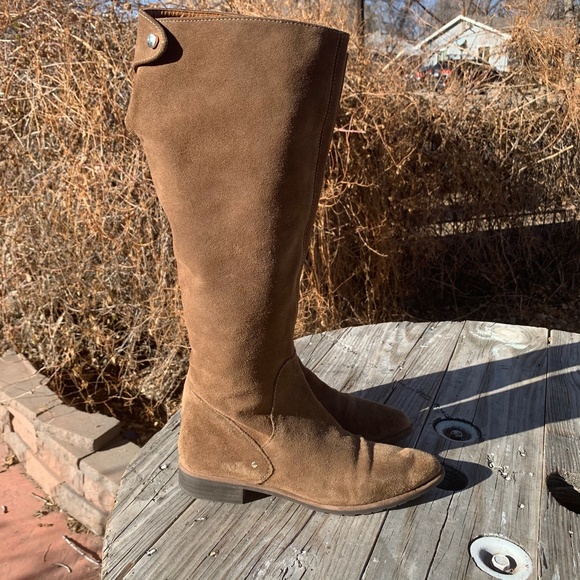 Zara Woman Suede Riding Boots Size EU 40 US 9 - Picture 12 of 16